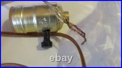 Vintage Waterford Crystal Lamp with Brass Base Repair or Parts Lismore Pattern