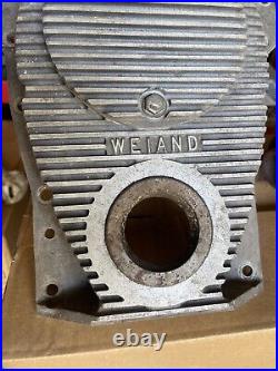 Vintage Weiand FUEL TIMING COVER HILBORN kinsler enderle SCTA Hot Rod