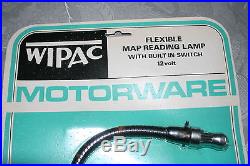Vintage Wipac 12v Flexible Rally / Map Reading Lamp Classic Cars etc