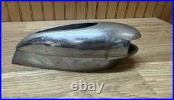 Vintage Wood Boat Bow lamp Light housing with flag mast mount base & parts