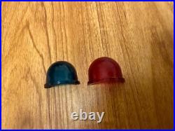 Vintage Wood Boat Bow lamp Light housing with flag mast mount base & parts