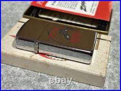 Vintage Zippo Slim 1966 PLANE PARTS INC. Design Silver Color Oil Lighter