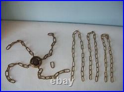 Vintage brass chandelier chain light parts 36 twist chain
