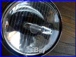 Vintage chrome NOS HELLA fog lamp light Porsche Mercedes bmw no bosch cibie