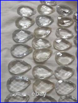 Vintage glass drop size 1.5 for Chandelier lamp parts lot of 150 pieces