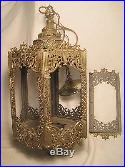 Vintage lamp architectural metal hardware hexagon 4000-T chandlier light parts