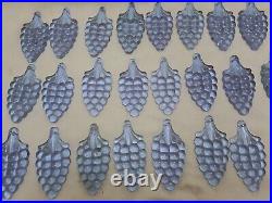Vintage lot of 30 pieces grape teardrop for chandeliers and lamps parts 3.5