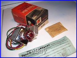 Vintage nos 1960' s Flarestat 105 Traffic warning Flasher light switch hazard ss