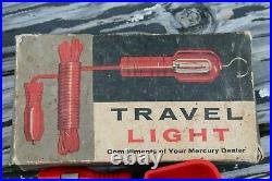 Vintage nos 1960' s MERCURY accessories promo fomoco auto travel map lamp light