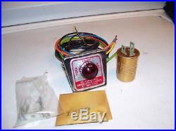 Vintage nos 1960' s auto lamp Hazard flasher Light switch kit gm street rat rod