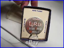 Vintage nos Dash accessory LORD GUIDE THESE WHEELS auto gm street bomb rod