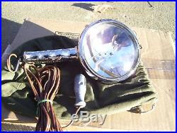 Vintage nos GM BUICK chrome accessory hand spotlight lamp trouble light original
