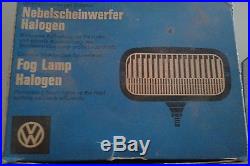 Vintage oem chrome hella fog lights lamps NOS vw bug t1 t2 ghia 1500 porsche 356