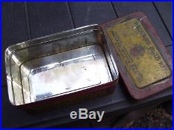 Vintage original PACKARD motor car bulb kit tin advertising box can lamp light