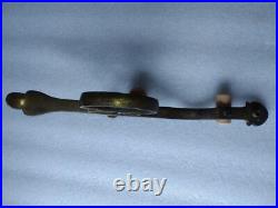Vintage solid cast brass floor lamp base and parts