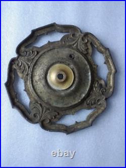 Vintage solid cast brass floor lamp base and parts