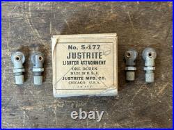 Vtg 40s Justrite Adjustable Canvas Cap Carbide Lamp with Original Box & Parts NOS Vtg 40s Justrite Adjustable Canvas Cap Carbide Lamp with Original Box & Parts NOS