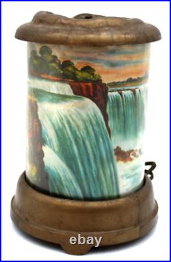 Vtg A. B. LEECH 1950 MCM Econlite Roto-Vue Jr. Motion Lamp Niagara Falls Gd Parts
