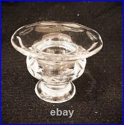 Vtg Antique Baccarat chandelier Parts cup Lighting parts Crystal Set of 6