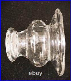 Vtg Antique Baccarat chandelier Parts cup Lighting parts Crystal Set of 6