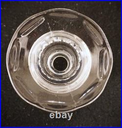 Vtg Antique Baccarat chandelier Parts cup Lighting parts Crystal Set of 6