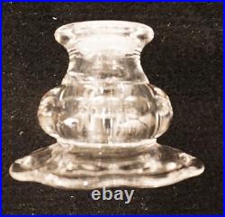 Vtg Antique Baccarat chandelier Parts cup Lighting parts Crystal Set of 6
