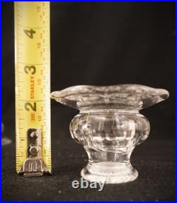 Vtg Antique Baccarat chandelier Parts cup Lighting parts Crystal Set of 6 Vtg Antique Baccarat chandelier Parts cup Lighting parts Crystal Set of 6