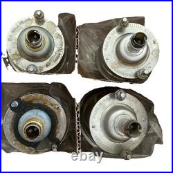 Vtg Cars'61/62 Light Lamp Lenses Original Set 4 Red Official Gm Parts