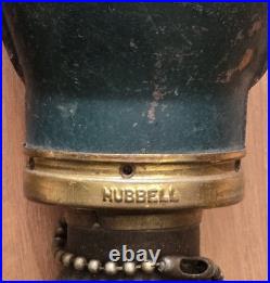 Vtg Industrial Work Light Lot Parts Repair Articulating Hubbell Work Shop Lamp