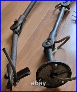 Vtg Industrial Work Light Lot Parts Repair Articulating Hubbell Work Shop Lamp