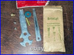 Vtg PETROMAX Super Rapid 829/500CP Lantern Petromax Shade Germany & Spare Parts