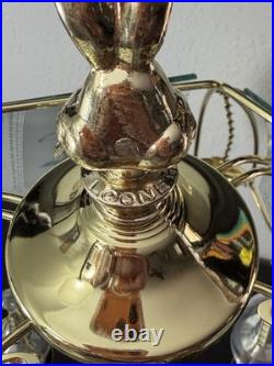 Vtg & RARE! Looney Tunes Characters Brass Touch Lamp by Dale Tiffany, 24- Parts