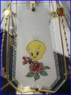 Vtg & RARE! Looney Tunes Characters Brass Touch Lamp by Dale Tiffany, 24- Parts