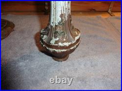 Vtg Rainaud Lamp Parts 10 Column & 7 Base w Inner Poles & Screw Attachments