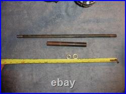 Vtg Rainaud Lamp Parts 10 Column & 7 Base w Inner Poles & Screw Attachments