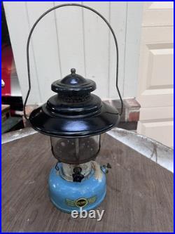 Vtg Sears Lantern Parts Antique Western Survivalist 476 74070 7114 Blue