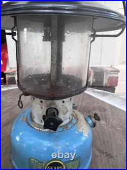 Vtg Sears Lantern Parts Antique Western Survivalist 476 74070 7114 Blue