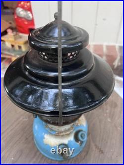 Vtg Sears Lantern Parts Antique Western Survivalist 476 74070 7114 Blue