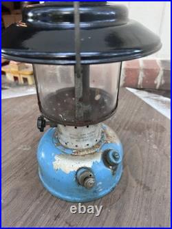 Vtg Sears Lantern Parts Antique Western Survivalist 476 74070 7114 Blue