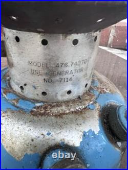 Vtg Sears Lantern Parts Antique Western Survivalist 476 74070 7114 Blue