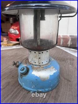 Vtg Sears Lantern Parts Antique Western Survivalist 476 74070 7114 Blue