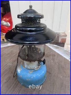 Vtg Sears Lantern Parts Antique Western Survivalist 476 74070 7114 Blue