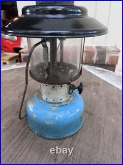 Vtg Sears Lantern Parts Antique Western Survivalist 476 74070 7114 Blue