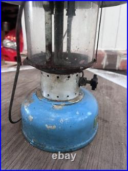Vtg Sears Lantern Parts Antique Western Survivalist 476 74070 7114 Blue