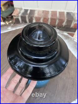Vtg Sears Lantern Parts Antique Western Survivalist 476 74070 7114 Blue