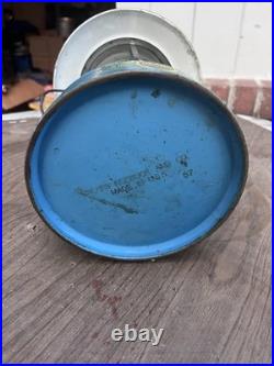 Vtg Sears Lantern Parts Antique Western Survivalist 476 74070 7114 Blue
