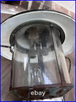 Vtg Sears Lantern Parts Antique Western Survivalist 476 74070 7114 Blue Camping