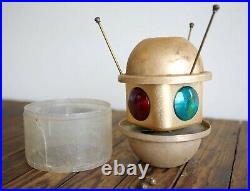 Vtg Swiss Beacon Rotating colors Hanging Lamp Light disco rave for parts repair