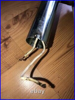 Vtg Tension Floor Pole Lamp for Parts or Repair. Metal Complete Needs Wiring