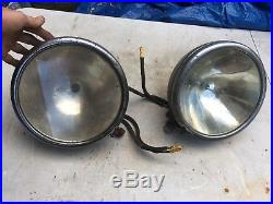 Vtg headlight set ford 1930s Chevy Rat Hot Rod Model Set Lamp Light 1920s Lamp